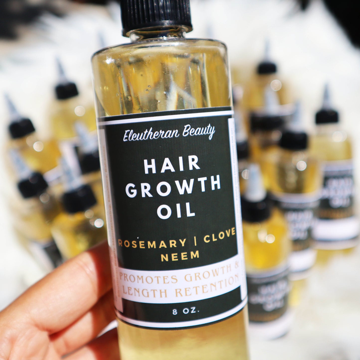 Hair Growth Oil 8oz | Rosemary, Clove, Neem